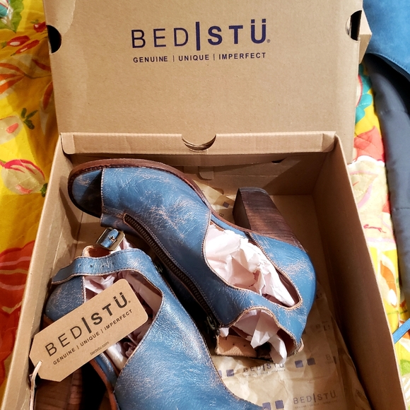 BED STU OPEN TOED BOOTS - Picture 2 of 5